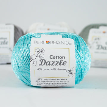 Lana Performance Cotton Dazzle Aguamarina # 122 x 50 gramos