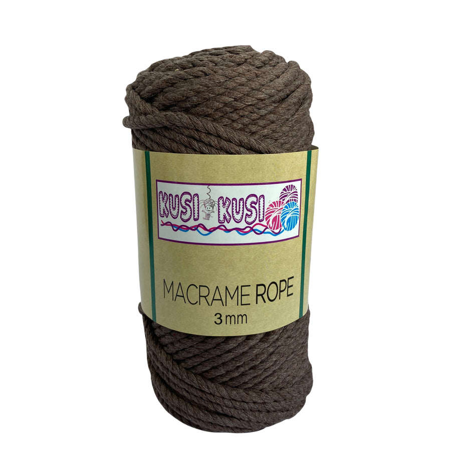 Hilo de tricotar tipo cuerda para macramé 3 mm 250 g
